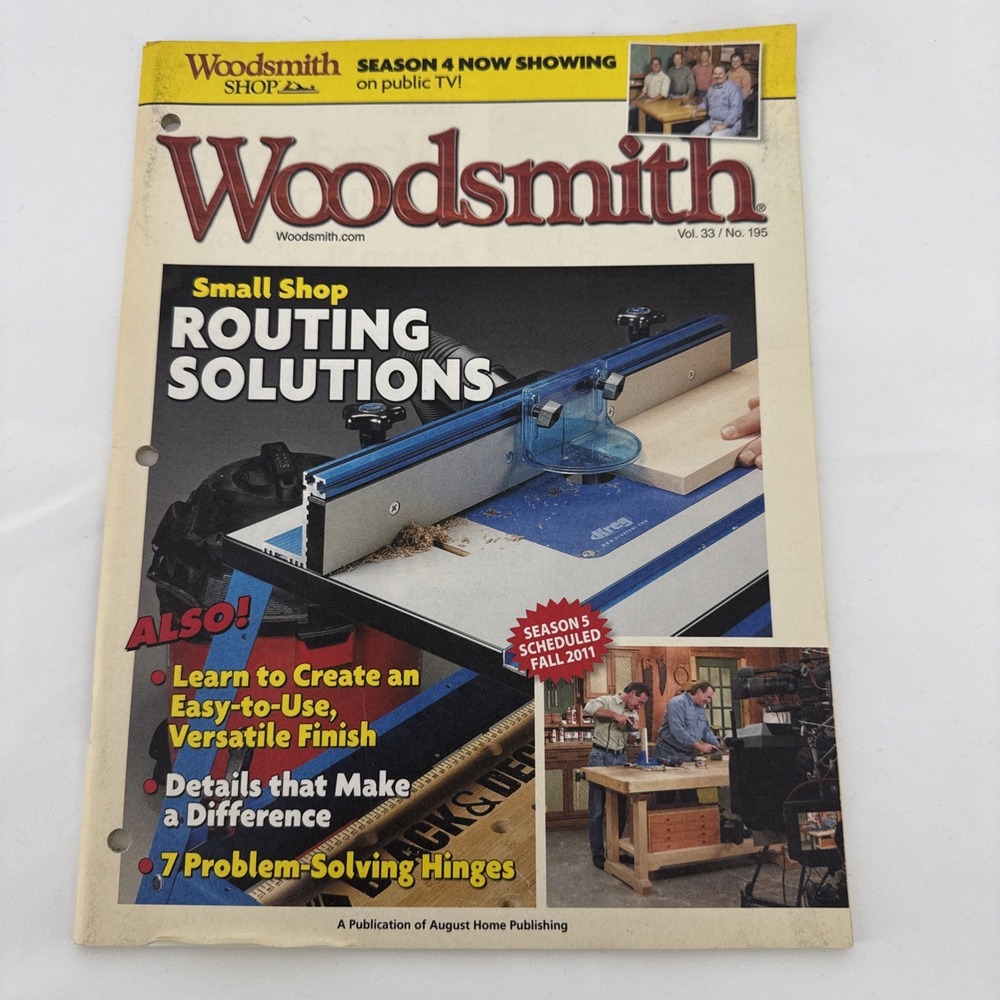 Woodsmith Vol. 33 / No. 195 Countertop Wine Rack 4 Poster Bed Box Joints